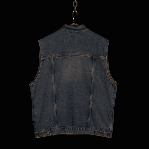 CC Denim Vest — Forajido Blues