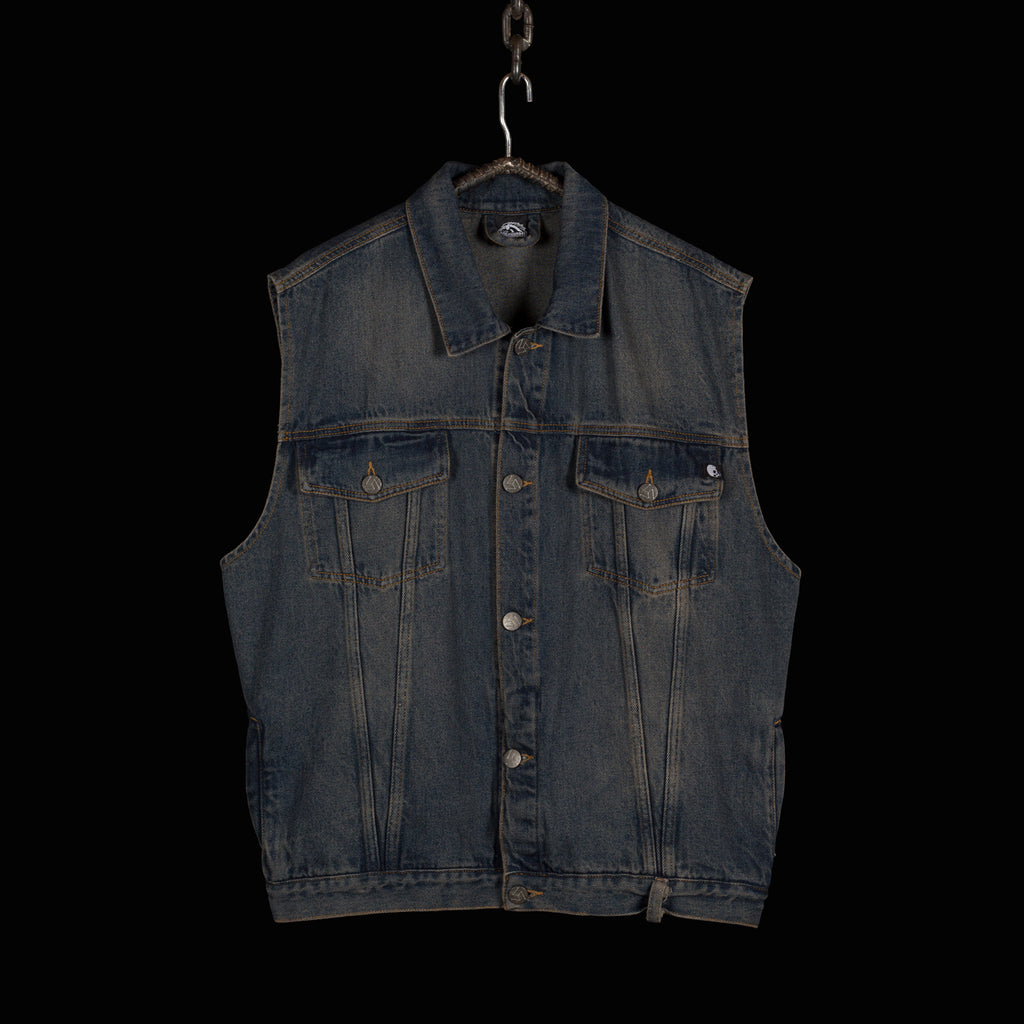 CC Denim Vest — Forajido Blues