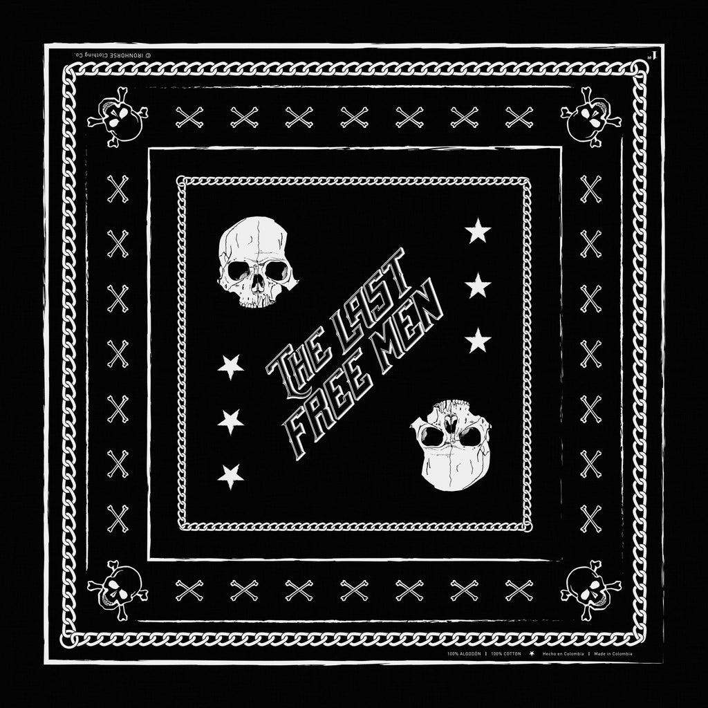 The Last Free Men Bandana — White